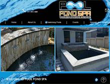 Tablet Screenshot of pool-pond-spa.co.za